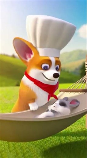 ”Meet Corgi the Tiny Chef ★ Cute Corgi Cooking Show Intro!