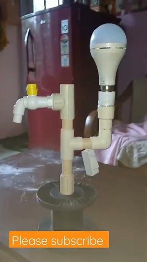 Cpvc homemade teble lamp