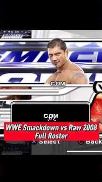 WWE SD vs Raw 2008 😍😍