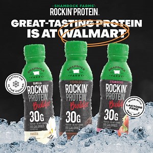  The Walmart dairy cooler just got an upgrade– it's us. Rockin’ Protein is officially in stock. #NeverSettle | Rockin' Protein | Facebook
