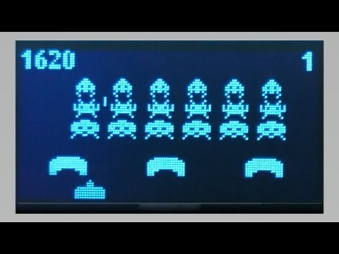 SideTracked Space Invaders u8g2