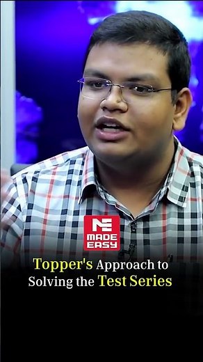 Topper's Approach to Solving the Test Series | Topper's Success Strategy | Must Watch | MADE EASY