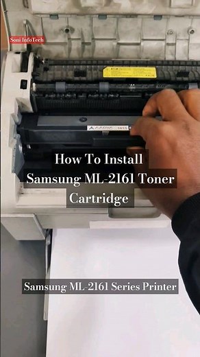How To Install Samsung ML-2161 Printer Toner #printer #toner #shorts