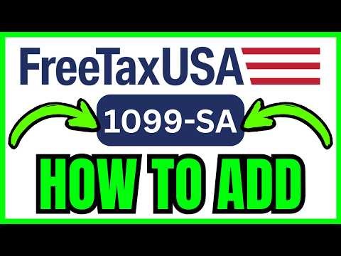 How To ENTER 1099-SA On FreeTaxUSA (QUICK & EASY) 2026