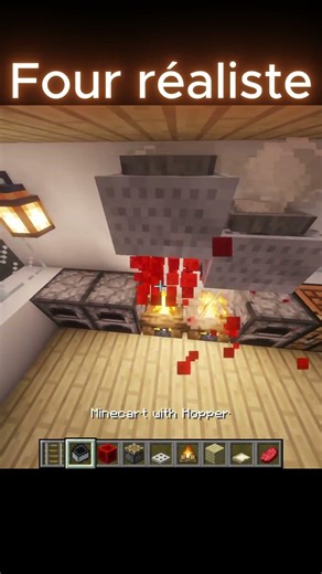 Four réaliste #minecraft #redstoneminecraft