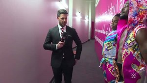 106K views · 3K reactions | EXCLUSIVE: The New Day was sure they'd leave Money in the Bank with their titles... and even had a wall painted pink in their honor. | WWE | Facebook