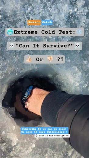 Best Amazon Mens Watch vs Ice challenge Can It Survive? Extreme Cold Test: Durability Revealed! #ice