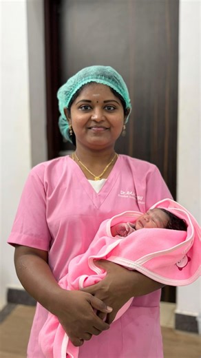 Welcoming a precious little princess into the world 👶✨-VR Hospital Tirunelveli #baby #newborn