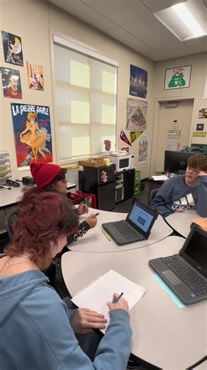 In Mrs. Dobson’s Honors English class there is a strong emphasis placed on thoughtful discussion, allowing students to analyze texts, ask critical questions, and engage in meaningful dialogue. Students explore complex texts with themes of humanity, ethics, and responsibility, using English as a lens to better understand history, its impact, and the world they live in today. #MCHSGrizzlies #HonorsEnglish #AcademicDiscussion #CriticalThinking | Mariposa County High School