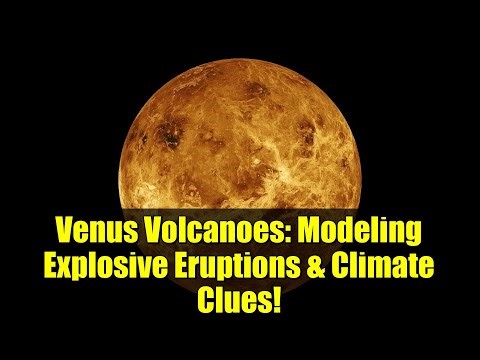 Venus Volcanoes: Modeling Explosive Eruptions & Climate Clues!