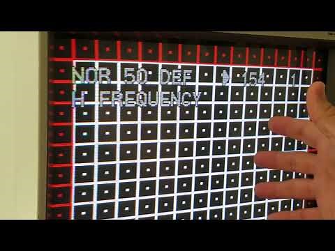 Sony PVM CRT Geometry Calibration - 50 Series/53MD