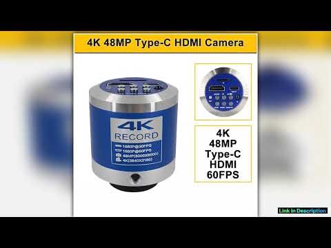 4K 48MP Microscope Camera TypeC HDMI Microscopic Camra Sony Sensor HD Industrial Soldering Microsco