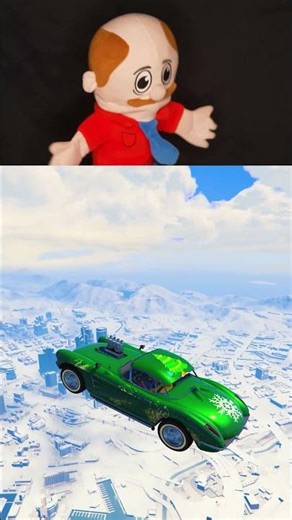 Can Jeffy & Marvin Jump Christmas Cars Across The Entire Map