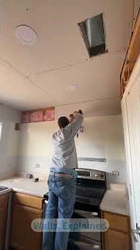 Watch This! Drywall Installation Process in a Kitchen