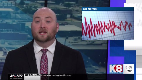 Minor earthquake recorded near state border, second in recent weeks