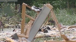 Explosion levels home in central Texas, injuring three