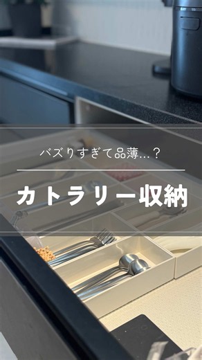 真似するだけで簡単に整う🤍 𓂃𓈒𓏸 毎日何回も出し入れする物だから わずかなストレスもなくしたくて また収納見直しました💪❤️‍🔥(3回目？笑) ただバズりすぎてるのか スタンダードプロダクツのPP整理BOXは 何店舗か回ったけど見つけられず… 調べたらKEYUCAの収納BOXが スタプロのと同じサイズだったので 店舗探しに行ったんだけど なんとこれも人気で品薄状態… だったので楽天で購入しました🫰💕 子どもの箸を収納している商品は DAISOのタワーペンスタンド✒️ JANコード：4965534449601 これまじ省スペースでスッキリ収納できて 大好きだから他の場所にも使ってます✨ カトラリー収納丸っと真似したい人は 楽天ROOMにサイズとか載せてるので 【ケユカ】で検索してみてね🔍🤍 ┈┈┈┈┈┈┈┈┈┈┈┈┈┈┈┈┈┈ 収納オタクの monoが 暮らしをラクにする家づくり について発信しています🌷🫧 ┈┈┈┈┈┈┈┈┈┈┈┈┈┈┈┈┈┈ #カトラリー収納 #キッチン収納 #収納術 #収納 #収納アイデア