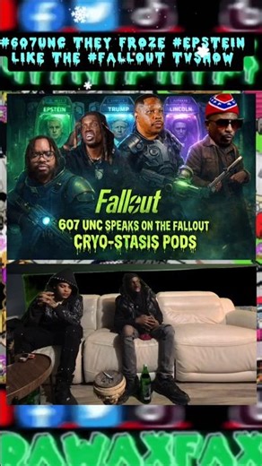 #607UNC THEY FROZE #EPSTEIN LIKE THE #FALLOUT TVSHOW