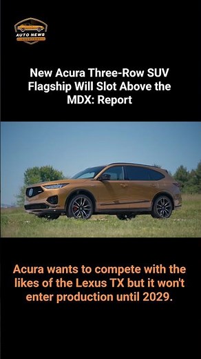 New Acura 3 Row On The Way! 😯