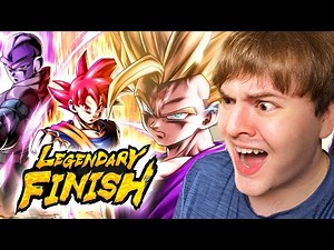(Dragon Ball Legends) LIVE REACTION TO NEW FATHER-SON KAMEHAMEHA GOHAN AND LF GOD GOKU & HIT!