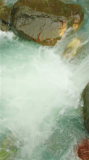 Flowing Stream & Gentle Rain Sounds