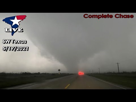 May 17, 2021 LIVE Chase • Tornadoes & Hail near Big Spring, Texas! {J}