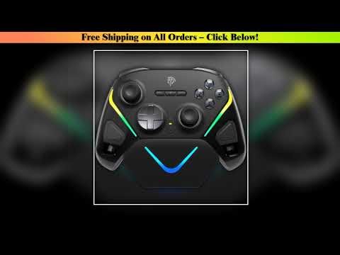 EasySMX D10 Wireless Gamepad Bluetooth Game Controller Compatible with PC/Switch/Phone/Steam, TMR