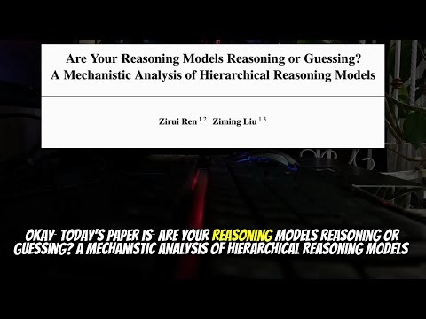 Are Your Reasoning Models Reasoning or Guessing? A Mechanistic Analysis of Hierarchical Reasoning Mo