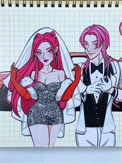 Girlfriend of Huntrix Mira Wedding Dress | #kpopdemonhunters #stickerbook #mira #viral #foryoupage