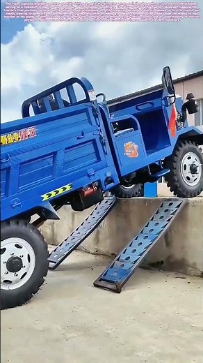 Tractor Tightrope: Navigating Narrow Ramps to Elevated Ground