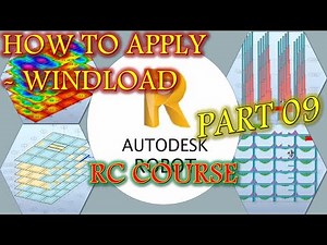 How to Apply wind load with Robot structural analysis 2020 Part09
