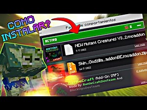 ✅Como instalar MODS .ZIP Y .MCADDON EN MCPE 1.19.10✅ #mcpe #minecraft #tutorial #minecraftpe