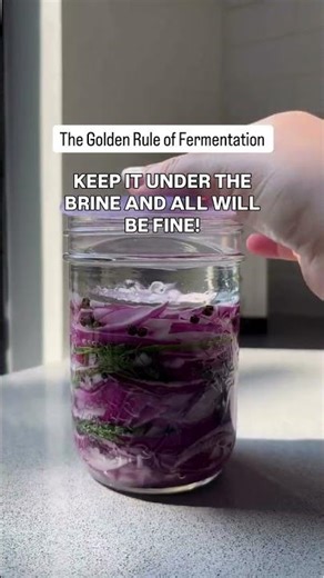 The Golden Rule of Fermentation