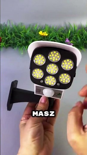 🔒 A solar dummy camera with a motion sensor is a simple way to increase security around your home!