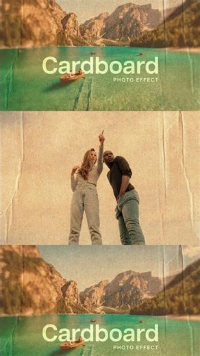 Cardboard Photo Effect Download