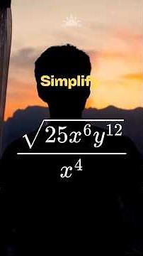 Simplify Square Roots with Exponents Trick Explained #quickmath #competitivemath