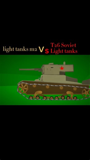 M2 light tanks vs t26 Soviet light tanks | #sticknodes #animation #tanks