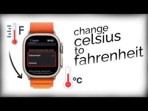 How to Change Celsius to Fahrenheit on Apple Watch (tutorial)