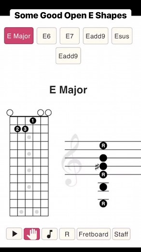 3.3K views · 102 reactions | Good open E shapes to know! From the new lesson and quiz on GuitarThinker.com https://www.guitarthinker.com/lessons/open-e-shapes #guitar #guitarplayer | GuitarThinker.com | Facebook