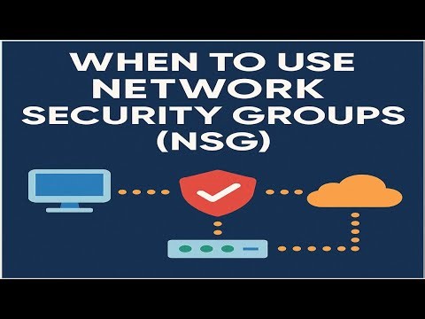 When to Use Network Security Groups (NSG) in Azure — The Ultimate Beginner-Friendly Guide!
