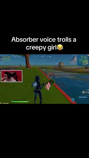 Absorber Voice Trolls a Creepy Girl 😂 | Funny Fortnite Video