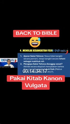 BACK TO BIBLE #fypシ゚viral #protetsant #saksijehova @ttrtt @Opa Zeus @sang.penggugat01 @kunaon483 @DavidKing @Paus orca batic @4lfr3d_1