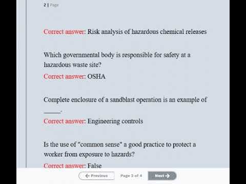 HAZWOPER FINAL EXAM LATEST WITH ACTUAL QUESTIONS AND CORRECT VERIFIED ANSWERS