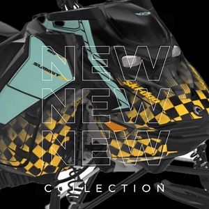 Our custom Ski-Doo REV Gen5 Trail - GLIDE 2025 Ski-Doo Sled Wraps and Beyond. #sledwraps #sledwrap #wraps #skidoo #graphics | SCS Unlimited