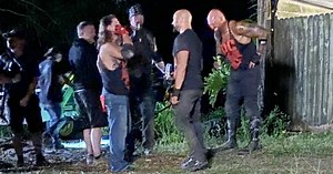 Behind The Scene Photos From The Undertaker vs. AJ Styles Boneyard Match From WrestleMania 36 Released