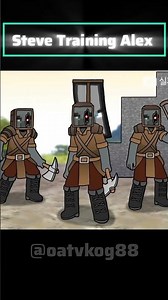 Steve Training Alex #minecraft #minecraftanimation #minecraftmeme #minecraftshorts #alex #steve