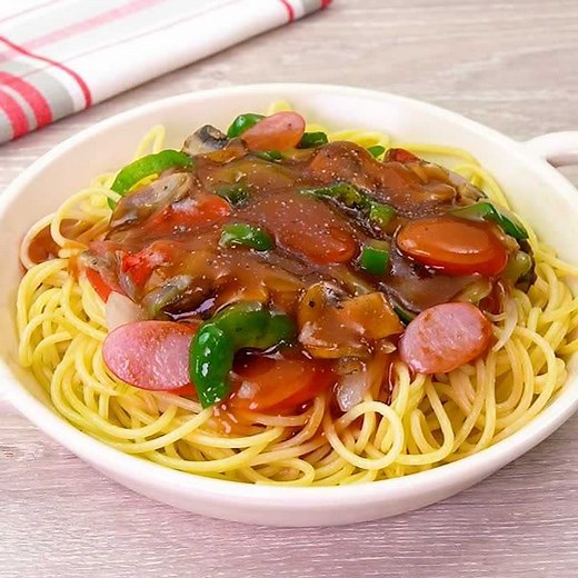 絶品名古屋めし！ あんかけパスタのレシピ動画・作り方 | デリッシュキッチン