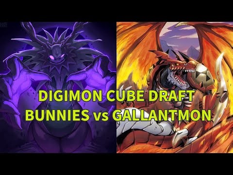 Bunnies vs Gallantmon! Digimon Card Game Cube Draft 2025 Finals Round 1
