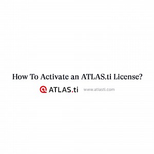 Ready to activate your ATLAS.ti license? It's super easy! Just head to the ATLAS.ti administration portal, log in and follow the steps to get started. 📈✨ Want the full breakdown? Check out our latest YouTube video for all the details! https://youtu.be/hP-0dXH6YTQ #atlasti #atlasticommunity #atlastiai #researchefficiency #automation #researchsoftware #researchempowerment #researchsolutions #smartdataanalysis #datamining #datamanagement | ATLAS.ti