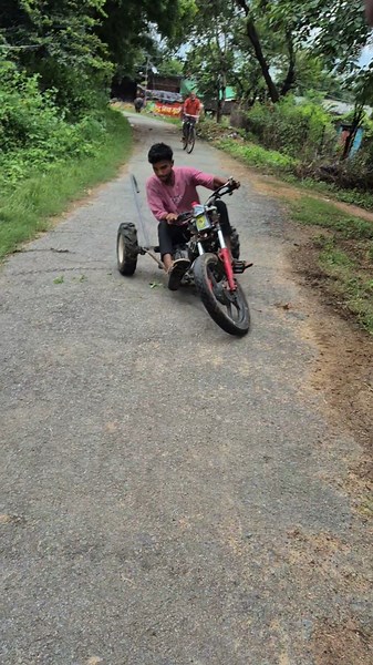 go kart 🤣 drifting bike khatarnak stunt ☠️ #explore #experiment #shortsfeed #viralvideo #shorts